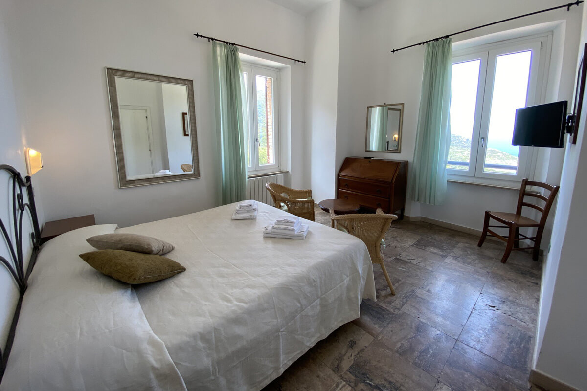 Camera doppia vista mare Hotel Castello Monticello, Isola del Giglio